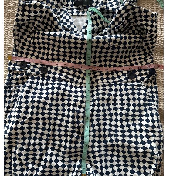 Wildfang The Essential Sleeveless High Waisted Coverall Large Jumper Jumpsuit - Picture 7 of 10